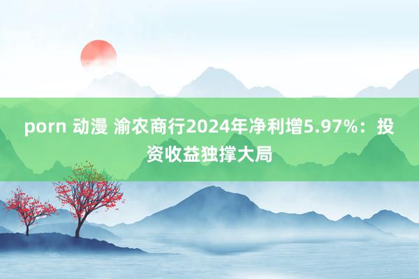 porn 动漫 渝农商行2024年净利增5.97%：投资收益独撑大局